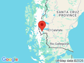 Map of Site Report: El Calafate - Perito Moreno Glacier, Argentina